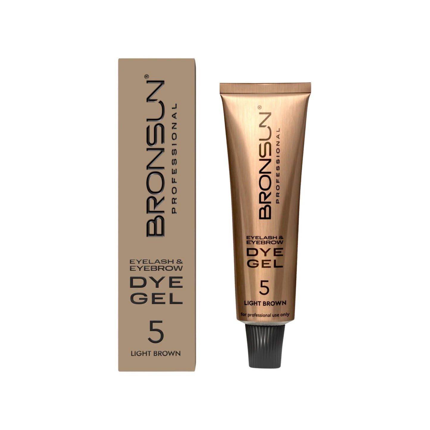 BRONSUN Vopsea gene si sprancene -Light Brown 15ml