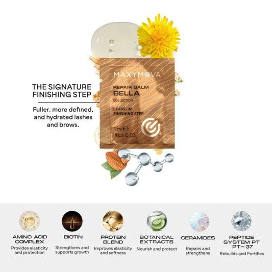 MAXYMOVA ā BELLA COLLECTION REPAIR BALM | Balm hidratare sprancene si gene (10x1ml)