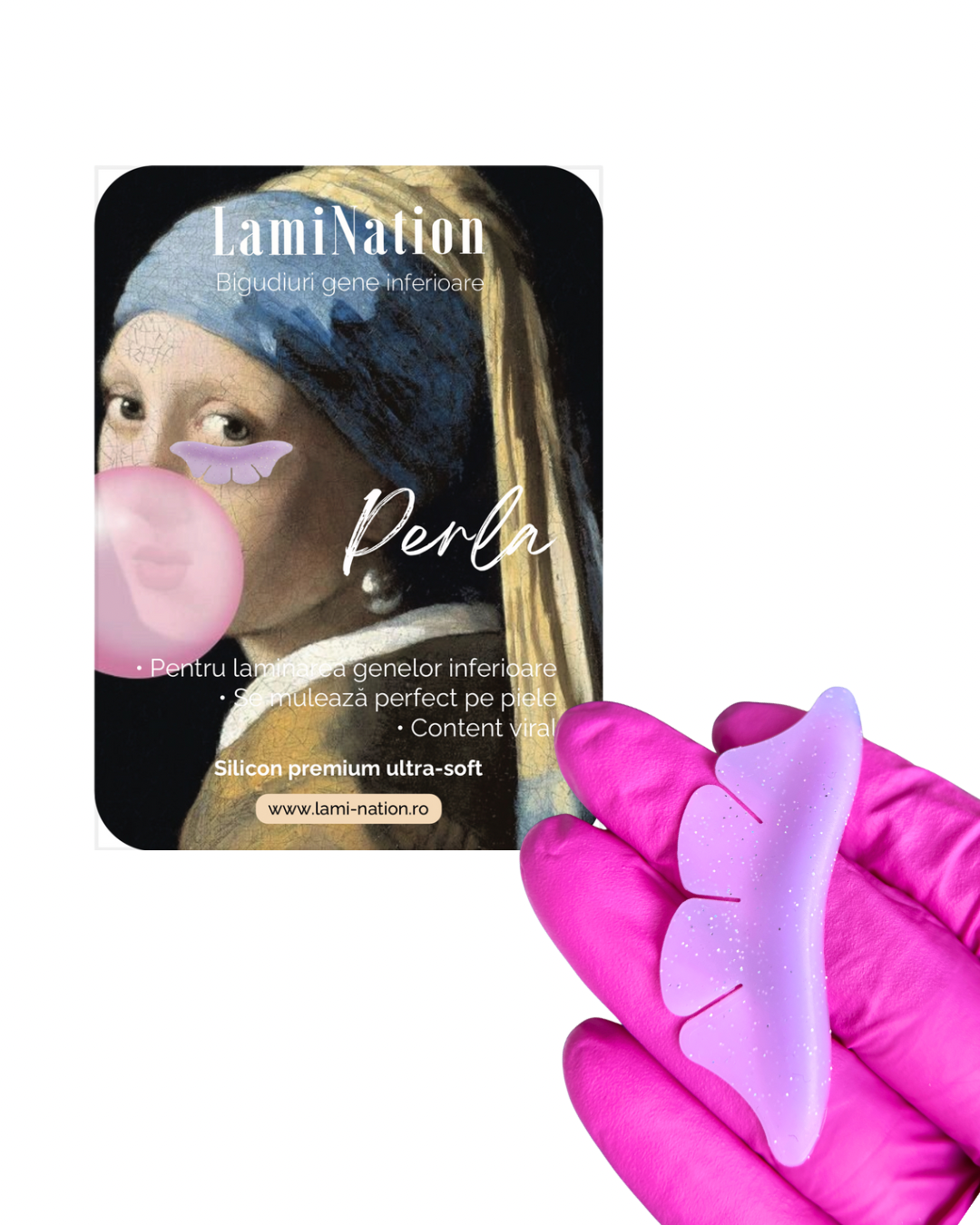 LamiNation Bigudiuri Perla - laminare gene inferioare