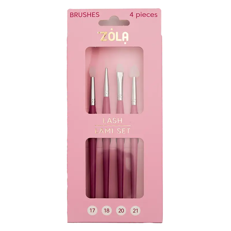 ZOLA SET 4 Pensule Laminare
