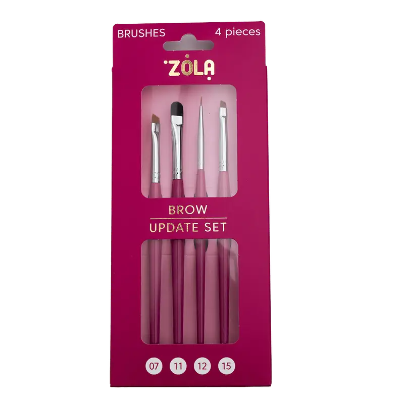 ZOLA SET 4 Pensule Sprancene