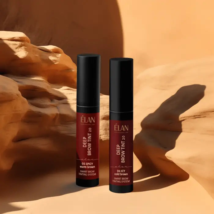 ÉLAN | DEEP BROW TINT 2.0 – Vopsea sprancene (05 SPICY WARM BROWN) 10 ml