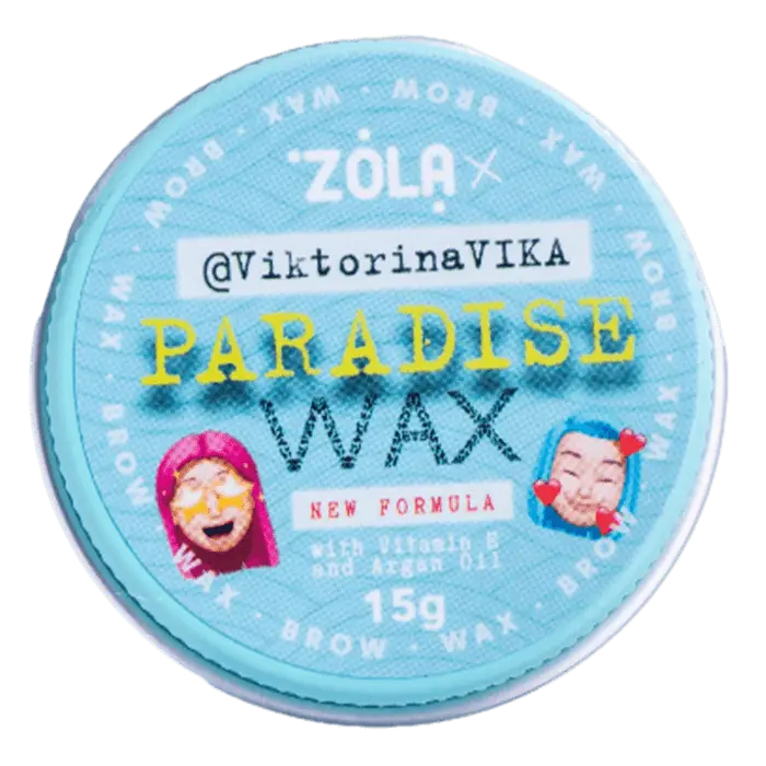 ZOLA x VIKTORINA VIKA – Paradise Wax | Ceară pentru fixarea sprâncenelor 15 g