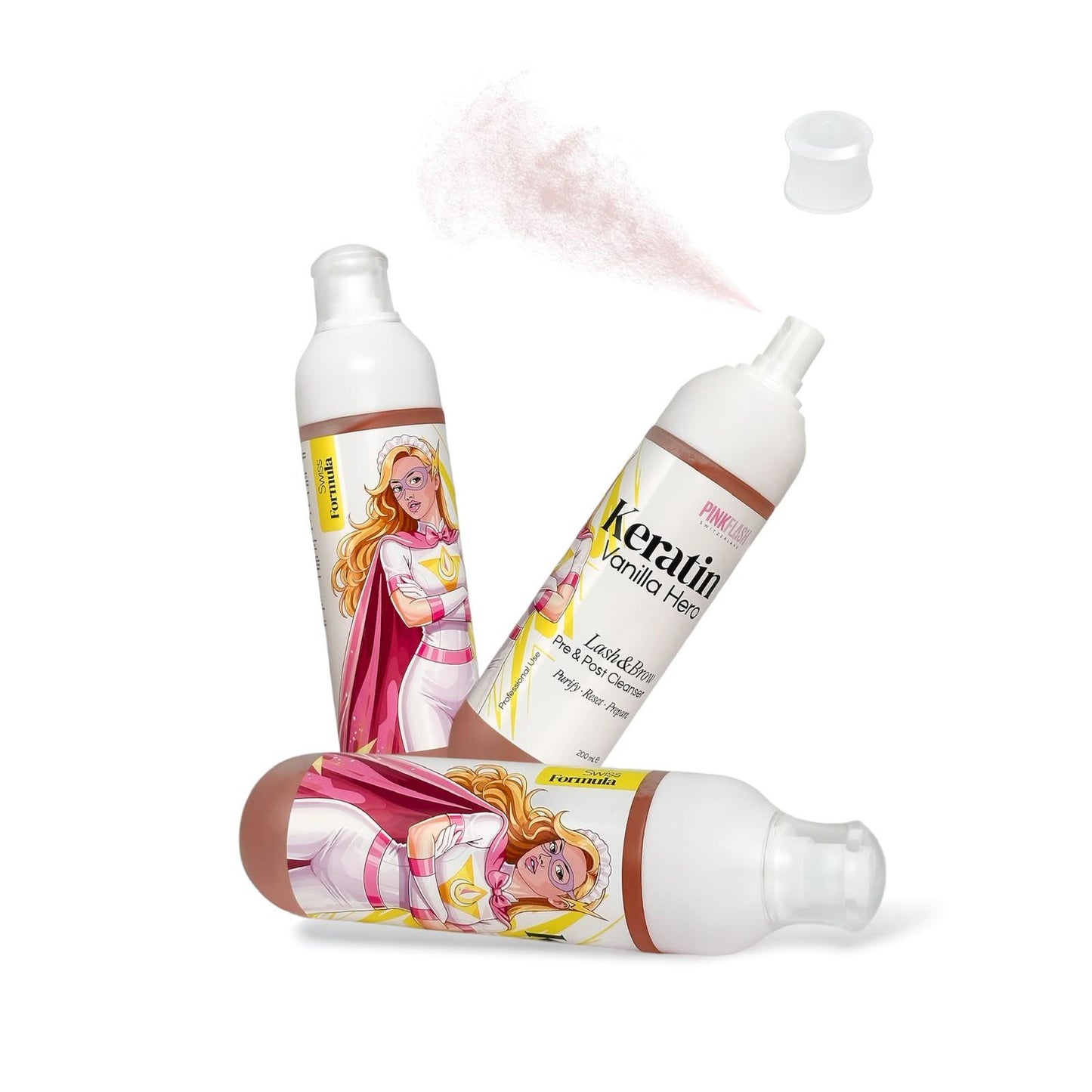 PINK FLASH – KERATIN VANILLA HERO | Pre & Post Cleanser 100 ml