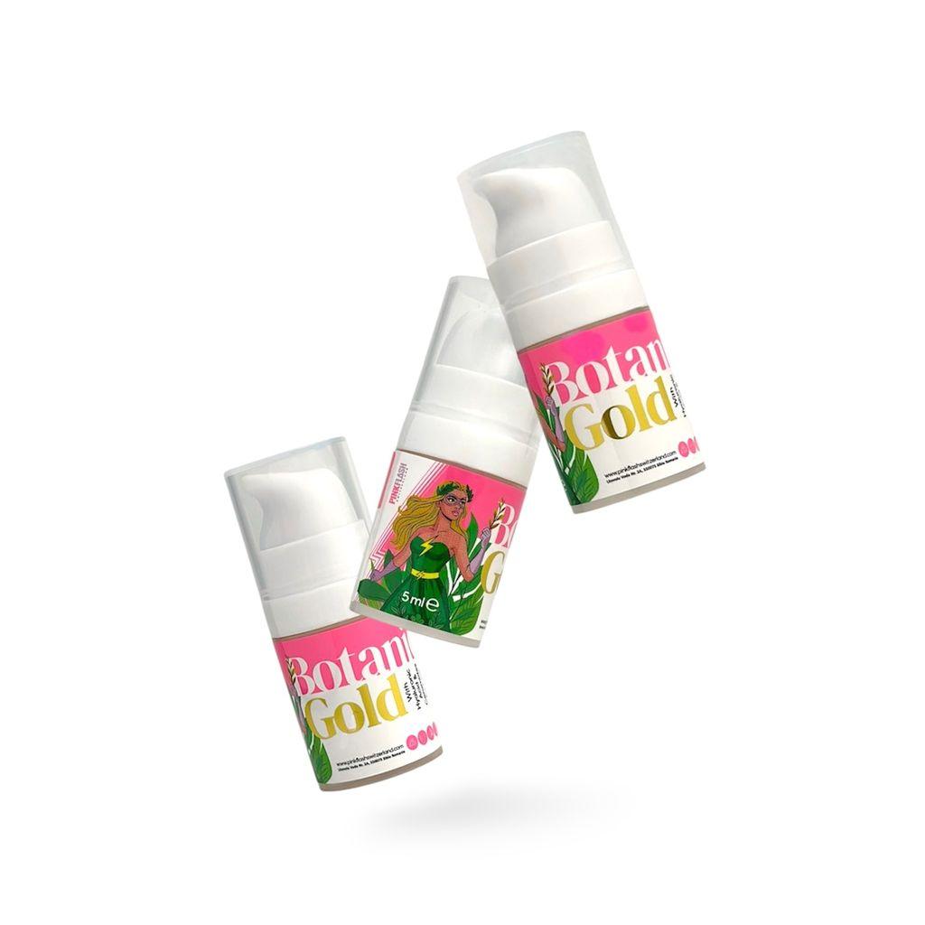 PINK FLASH – BOTANIC GOLD | Ser tratament hidratare gene și sprâncene, 5ml