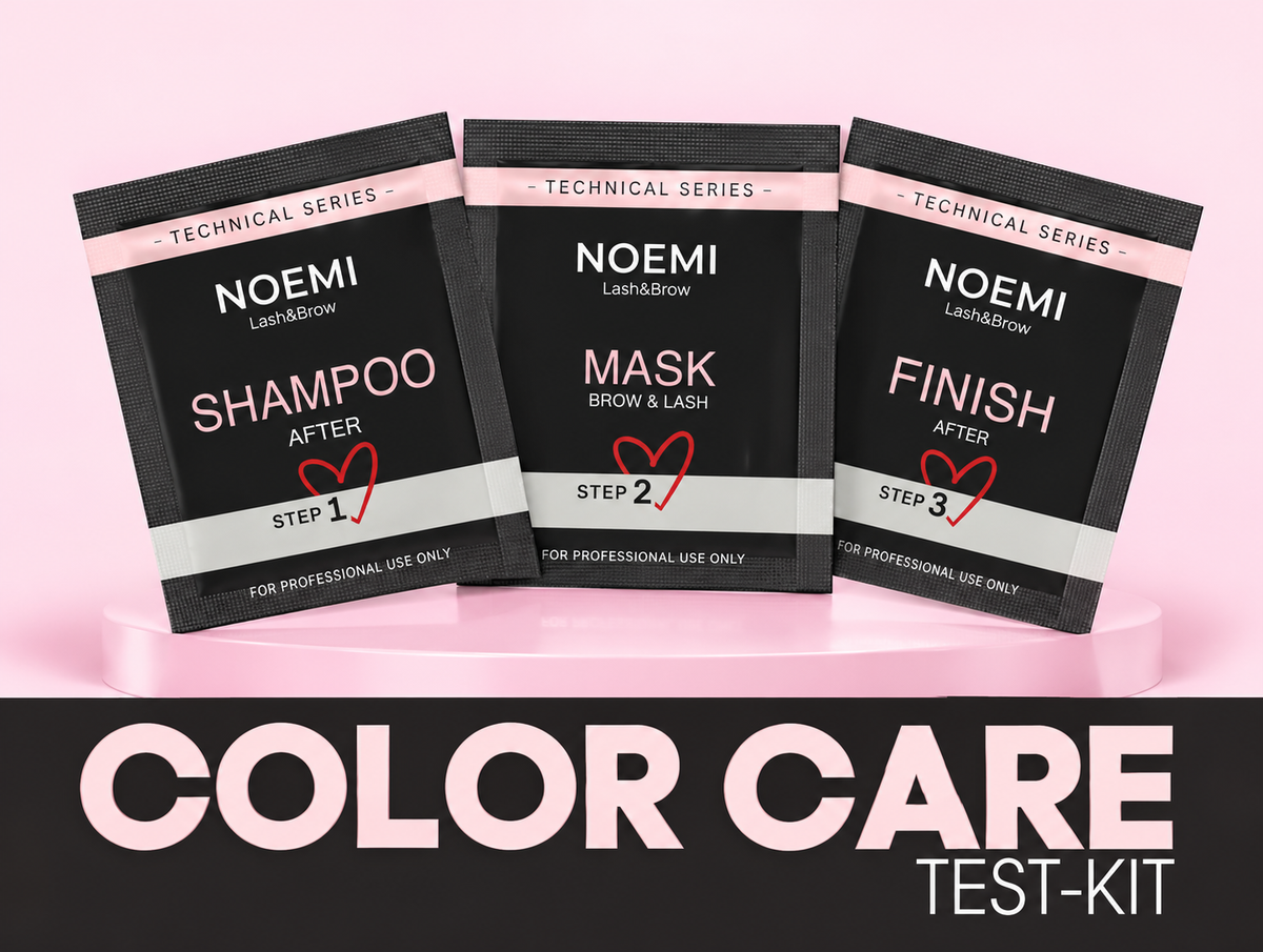 NOEMI COLOR CARE – TEST-KIT | Set pentru îngrijire gene și sprâncene