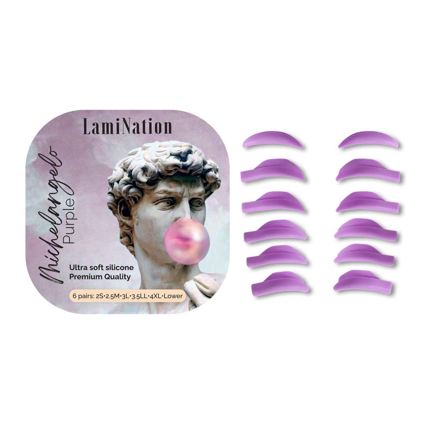 LamiNation Bigudiuri Michelangelo Purple