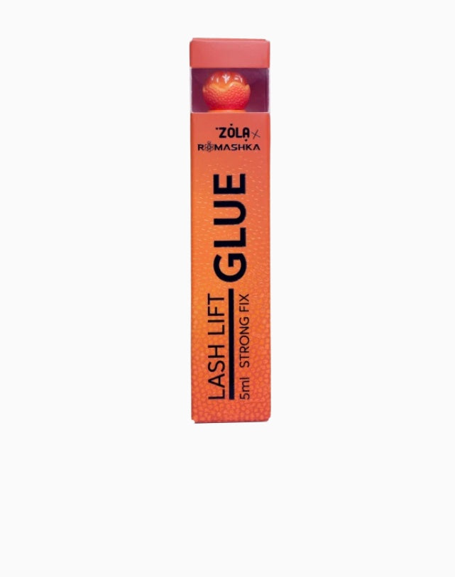 ZOLA x ROMASHKA – Orange Lash Lift Glue Strong Fix | Adeziv profesional pentru laminare gene 5 ml