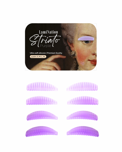 LamiNation Bigudiuri Striato Purple - cu striatii