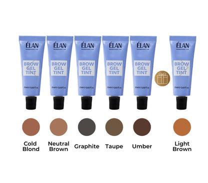 ELAN Set Vopsea Gel pentru Sprancene + Cadou