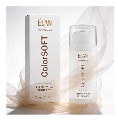 ELAN ColorSOFT - Gel diluant pentru vopseaua de sprâncene (30 ml)