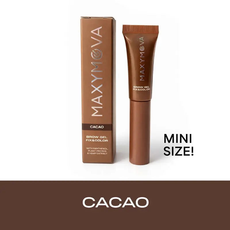 MAXYMOVA – MINI BROW GEL FIX&GO | Gel fixare sprancene (CACAO) 2,5ml