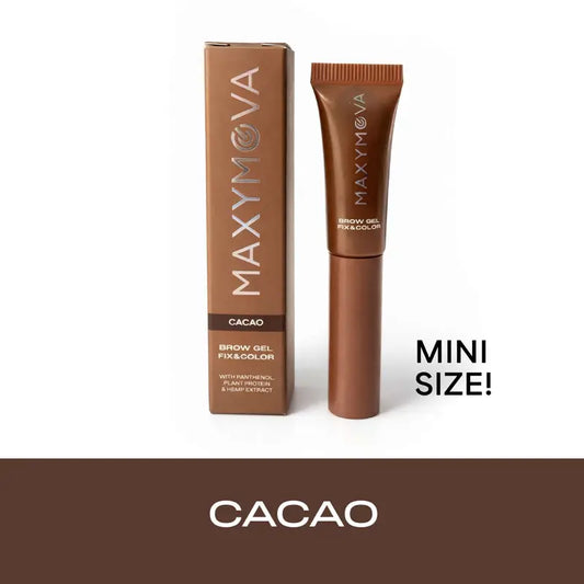 MAXYMOVA – MINI BROW GEL FIX&GO | Gel fixare sprancene (CACAO) 2,5ml