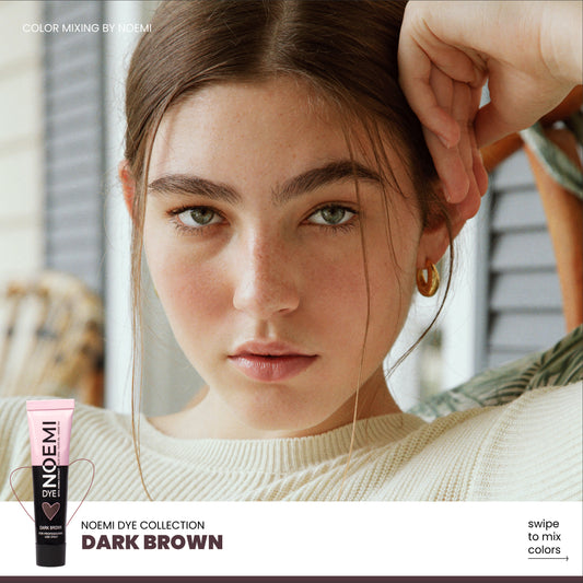 NOEMI Vopsea sprancene & gene Dark Brown, 15 ml