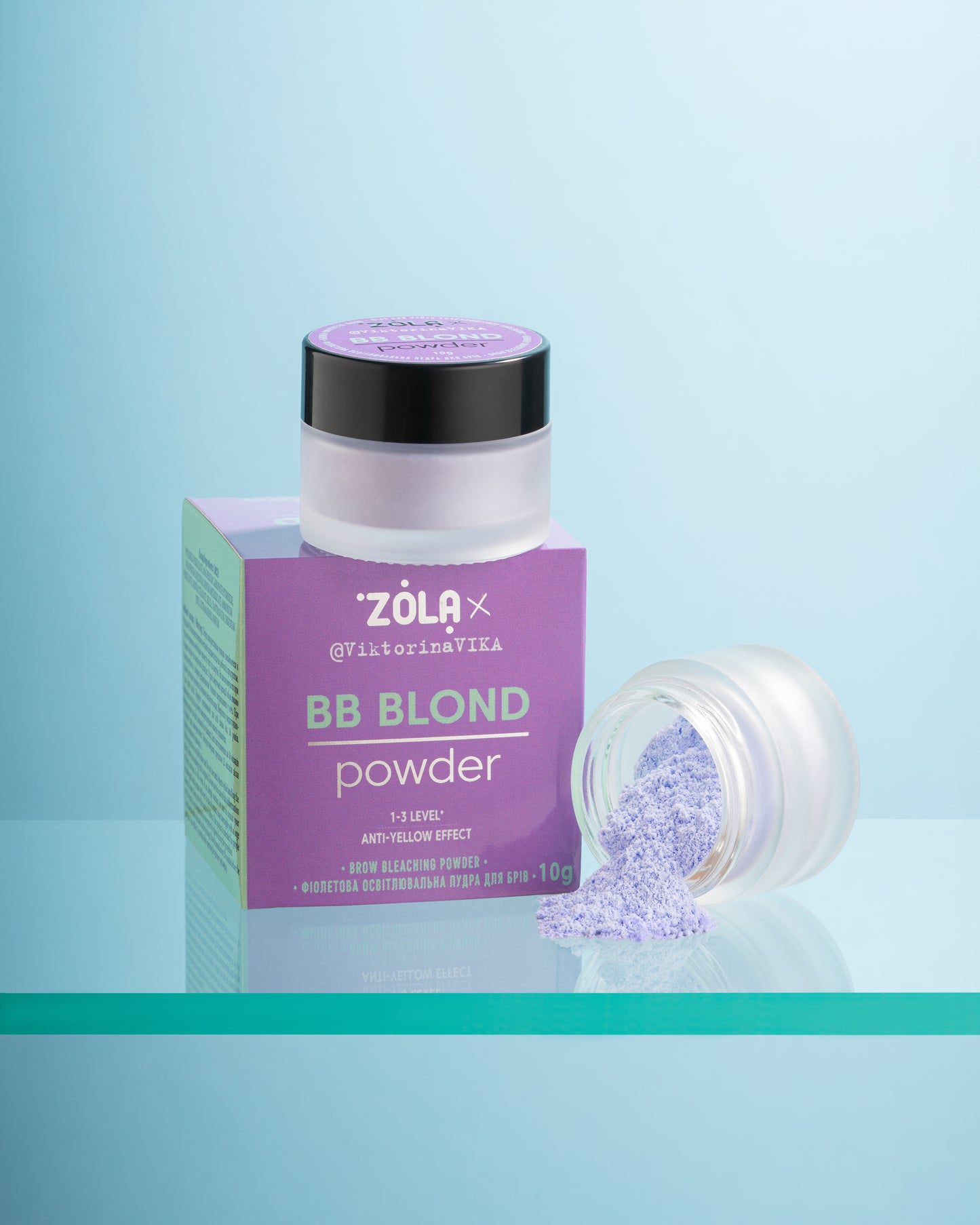 ZOLA x VIKTORINA VIKA | BB BLOND - Pudra decoloranta sprancene 3 tonuri