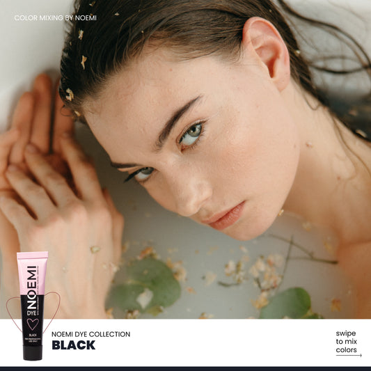 NOEMI Vopsea sprancene & gene Black, 15 ml
