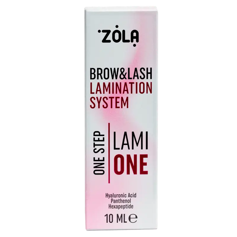 ZOLA – LAMIONE, ONE STEP | Solutie laminare sprancene si gene (10ml)