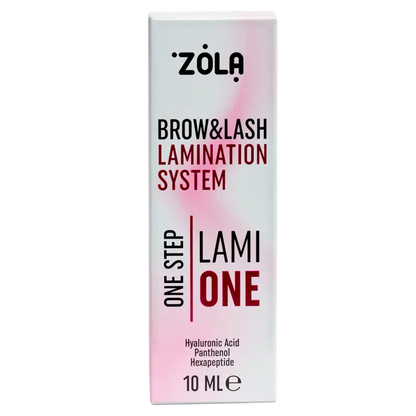 ZOLA – LAMIONE, ONE STEP | Solutie laminare sprancene si gene (10ml)