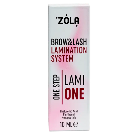 ZOLA – LAMIONE, ONE STEP | Solutie laminare sprancene si gene (10ml)