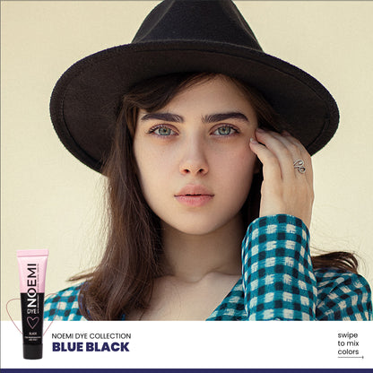 NOEMI Vopsea sprancene & gene Blue Black Noemi, 15 ml