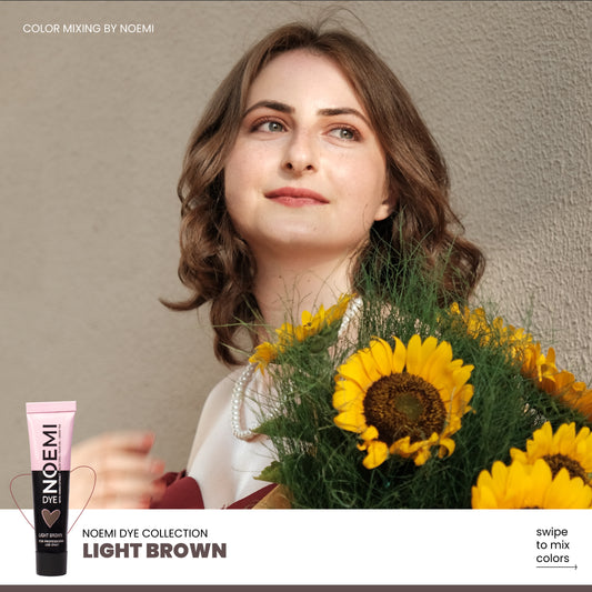 NOEMI Vopsea sprancene & gene Light Brown, 15 ml