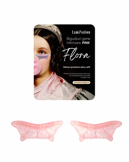 LamiNation Bigudiuri Flora Pink - laminare gene inferioare