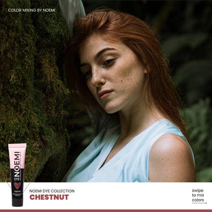 NOEMI Vopsea sprancene & gene Chestnut, 15 ml