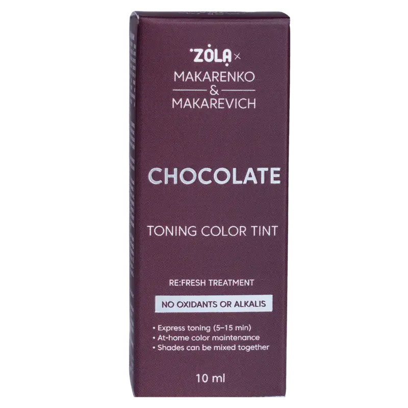 ZOLA x MAKARENKO & MAKAREVICH – TONING COLOR TINT | Masca coloranta sprancene (CHOCOLATE)