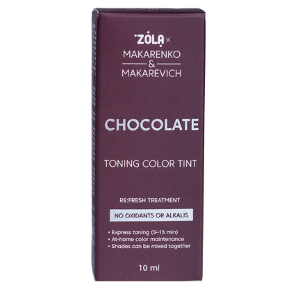 ZOLA x MAKARENKO & MAKAREVICH – TONING COLOR TINT | Masca coloranta sprancene (CHOCOLATE)