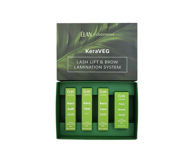 ELAN Kit KeraVEG - System pentru Liftingul Genelor si Laminarea Sprancenelor