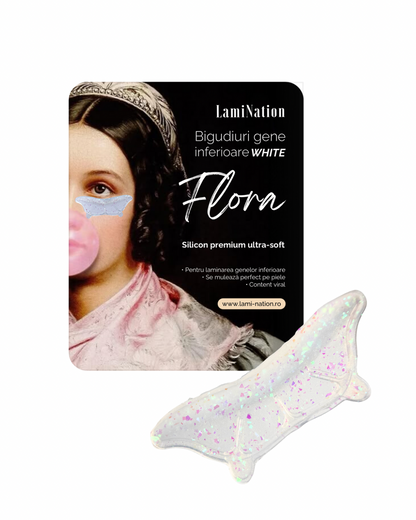 LamiNation Bigudiuri Flora White - laminare gene inferioare