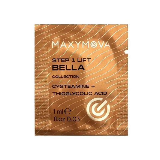 MAXYMOVA – BELLA COLLECTION STEP 1 LIFT | Solutie laminare gene si sprancene (CYSTEAMINE+TGA, 10x1ml)