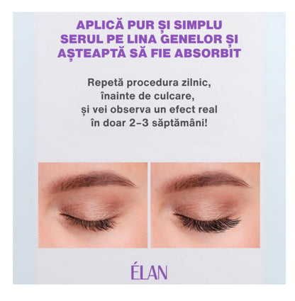 ELAN LASH BOOST – Ser cu peptide pentru îngrijirea și fortificarea genelor