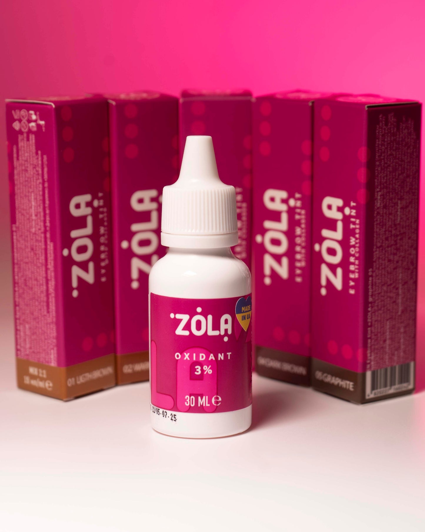 ZOLA Set 5 Vopsele + Oxidant 3%