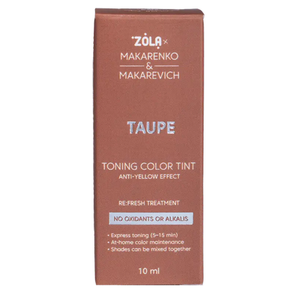ZOLA x MAKARENKO & MAKAREVICH – TONING COLOR TINT | Masca coloranta sprancene (TAUPE)