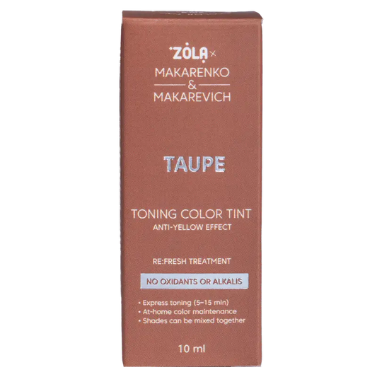 ZOLA x MAKARENKO & MAKAREVICH – TONING COLOR TINT | Masca coloranta sprancene (TAUPE)