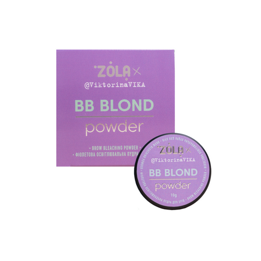 ZOLA x VIKTORINA VIKA | BB BLOND - Pudra decoloranta sprancene 3 tonuri