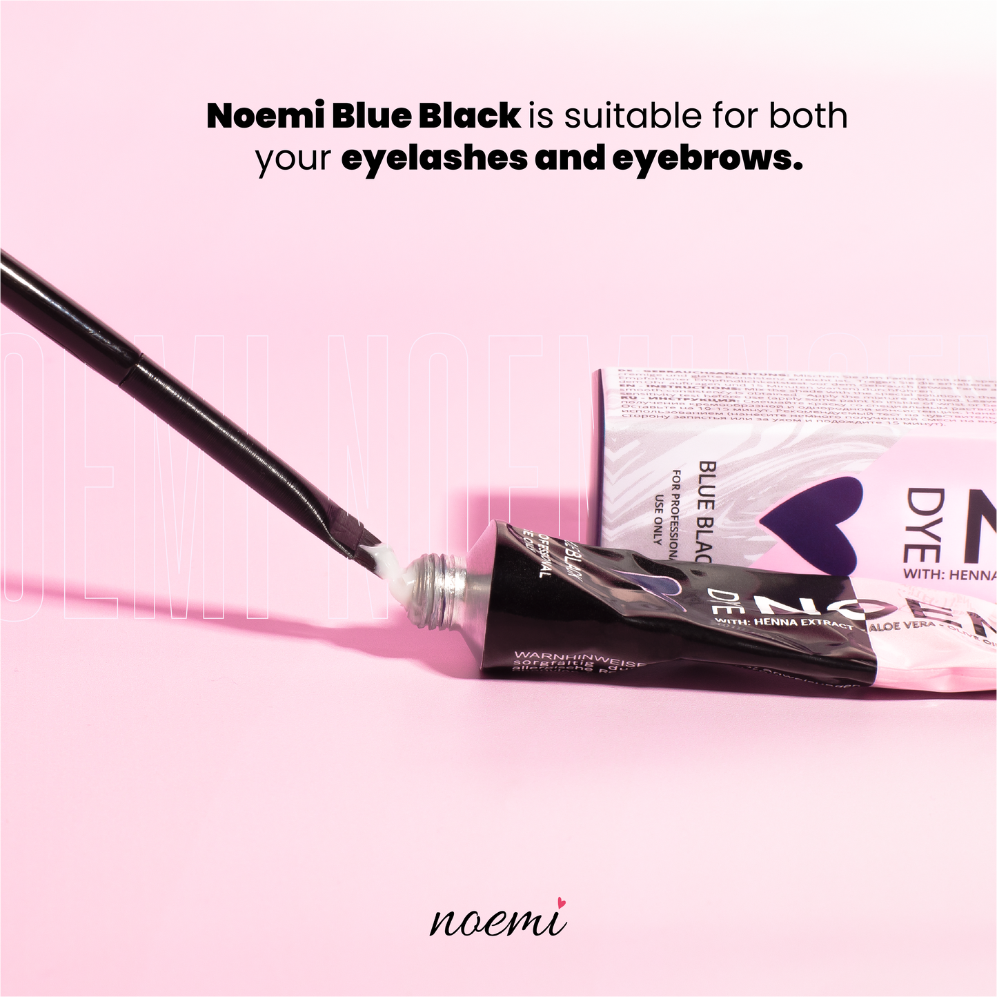 NOEMI Vopsea sprancene & gene Blue Black Noemi, 15 ml