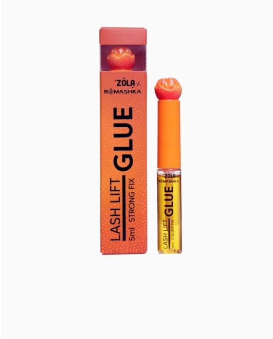 ZOLA x ROMASHKA – Orange Lash Lift Glue Strong Fix | Adeziv profesional pentru laminare gene 5 ml