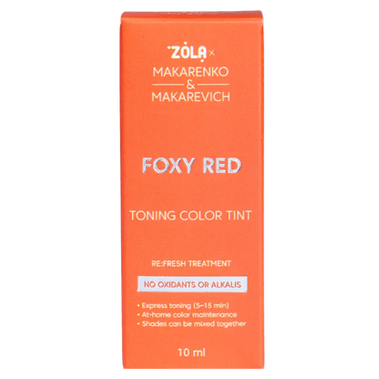ZOLA x MAKARENKO & MAKAREVICH – TONING COLOR TINT | Masca coloranta sprancene (FOXY RED)