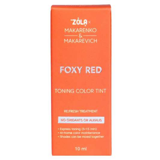 ZOLA x MAKARENKO & MAKAREVICH – TONING COLOR TINT | Masca coloranta sprancene (FOXY RED)