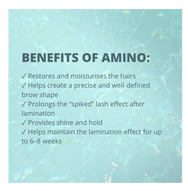 ELAN x OSTAPCHUK | AMINO - Concentrat cu aminoacizi pentru gene și sprâncene (10 ml)
