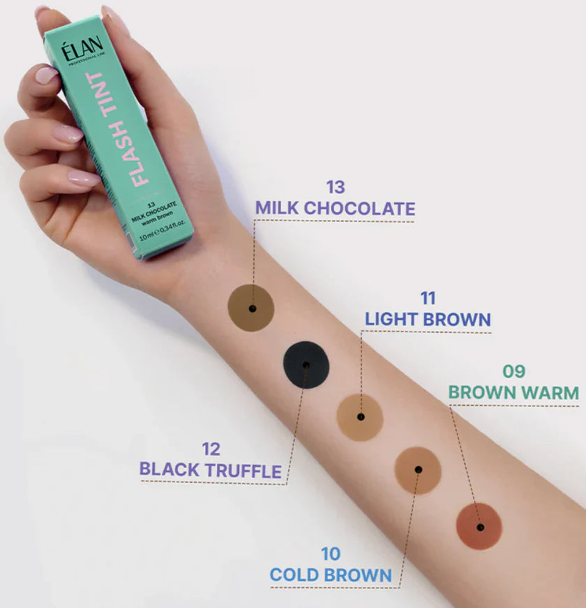 ELAN – FLASH TINT – Sistem de colorare directă a sprâncenelor – MILK CHOCOLATE (13)