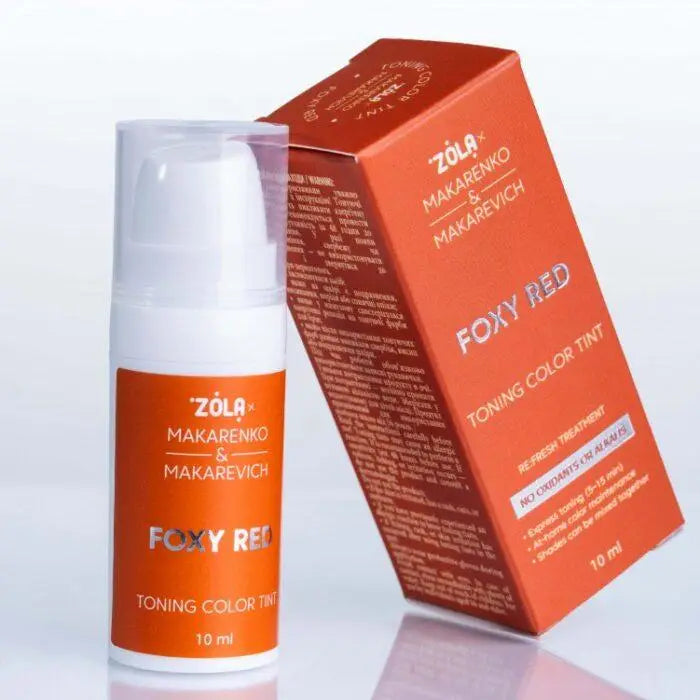 ZOLA x MAKARENKO & MAKAREVICH – TONING COLOR TINT | Masca coloranta sprancene (FOXY RED)