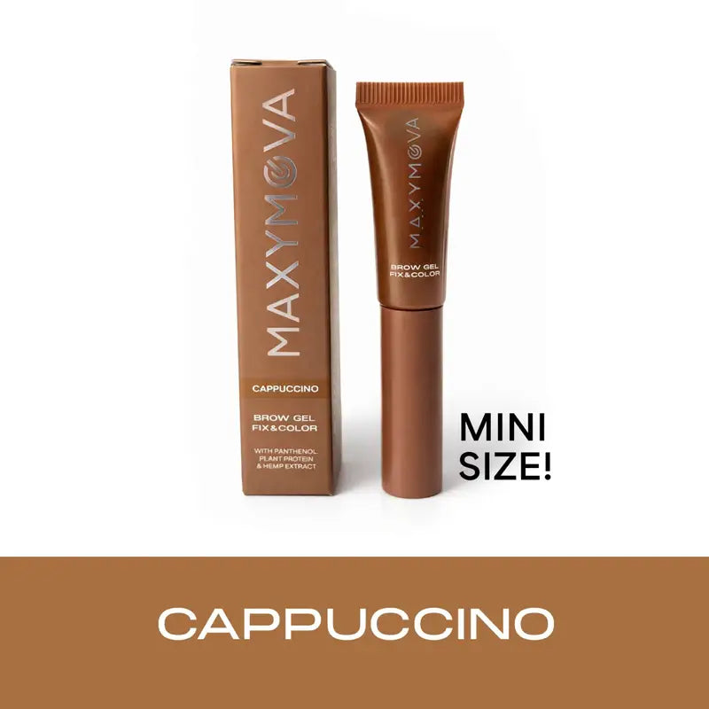 MAXYMOVA – MINI BROW GEL FIX&GO | Gel fixare sprancene (CAPPUCCINO) 2,5ml