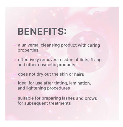 ELAN x VICTOVEY | DUOCLEAN - Cleanser profesional pentru gene și sprâncene (120 ml)