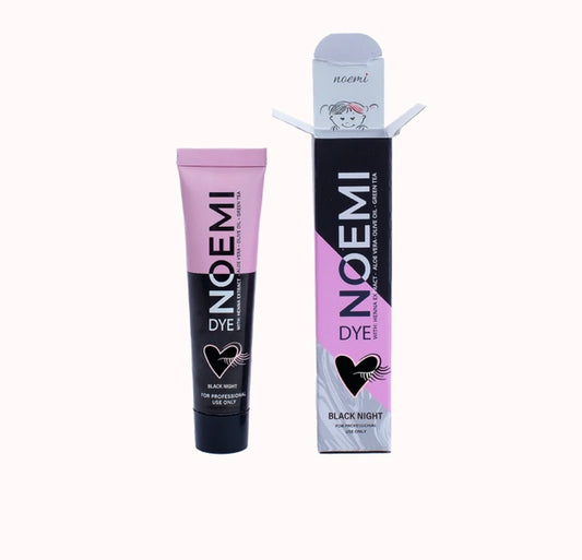Noemi – Vopsea Hybrid pentru Gene & Sprâncene - Black Night 15ml