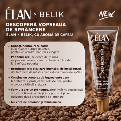 ELAN DEEP BROW TINT 2.0 - Vopsea sprancene (09 Coffee) 20ml