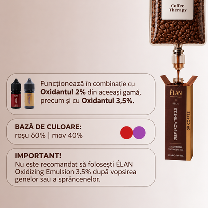 ELAN DEEP BROW TINT 2.0 - Vopsea sprancene (09 Coffee) 20ml