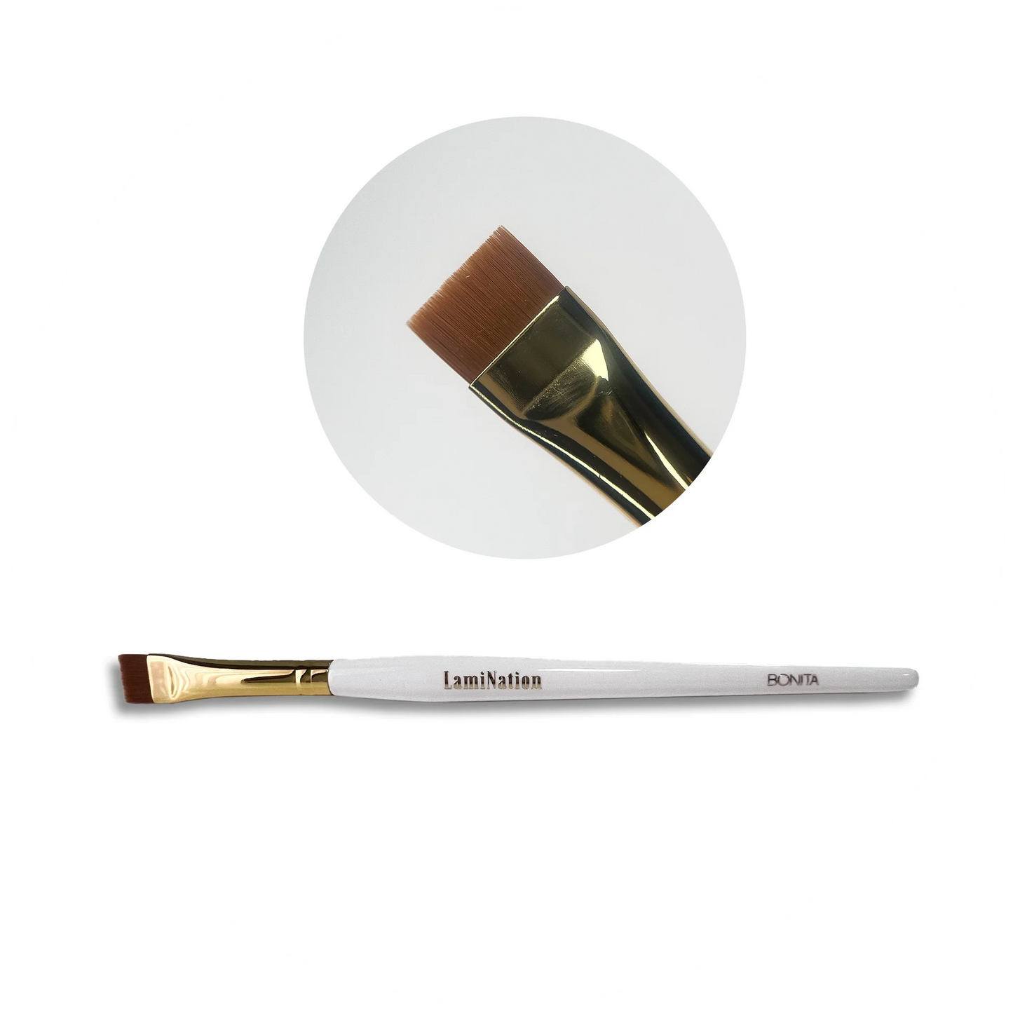 LamiNation Set 5 Pensule Lash&Brow + Husa